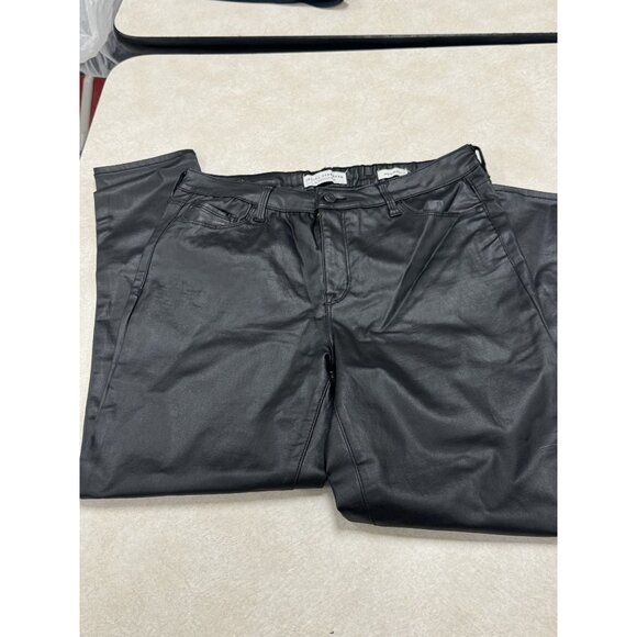 Social Standard By Sanctuary Ankle Skinny Pants Size 14 Black Viscose & Nylon - Picture 1 of 7